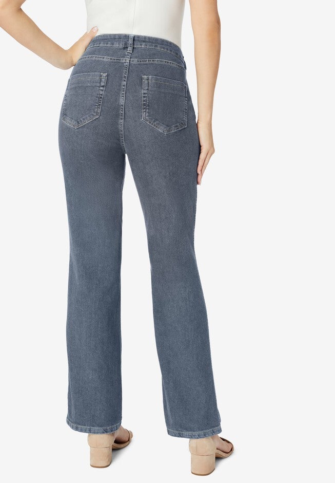 Reversible Printed Bootcut Jean, , on-hover image number 1