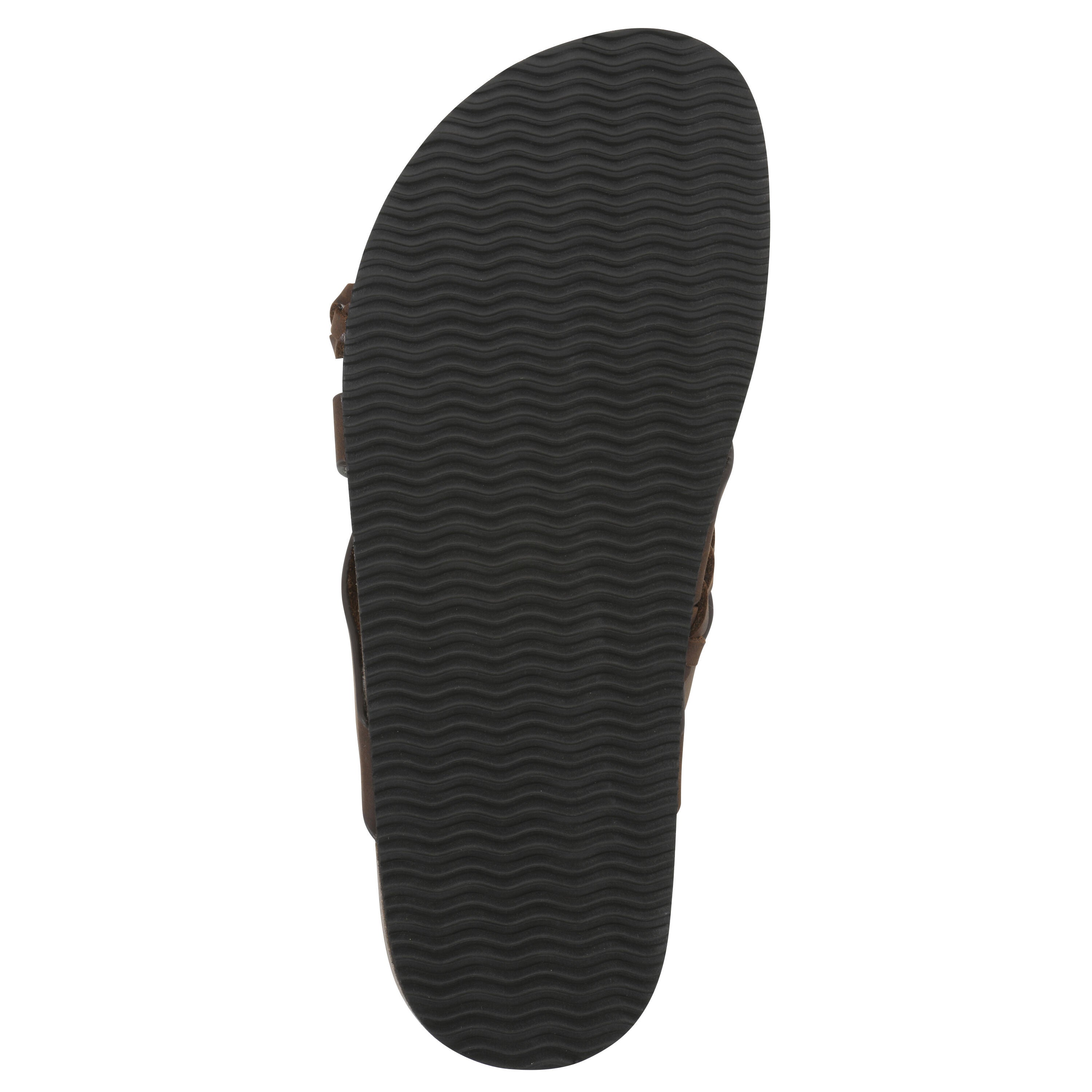 Halogen Footbeds Sandal, BROWN LEATHER, alternate image number 5