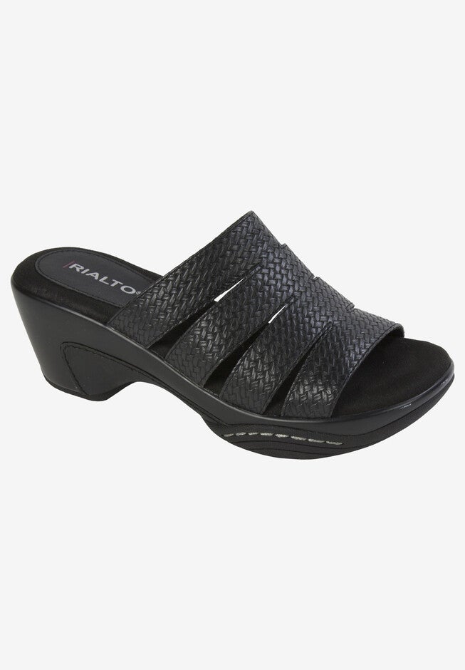 Valora Sandal , BLACK METALLIC WOVEN, hi-res image number 0