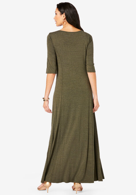 Button Front Maxi Dress, , on-hover image number null