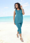 Crochet-Trim Lounge Set, , alternate image number null