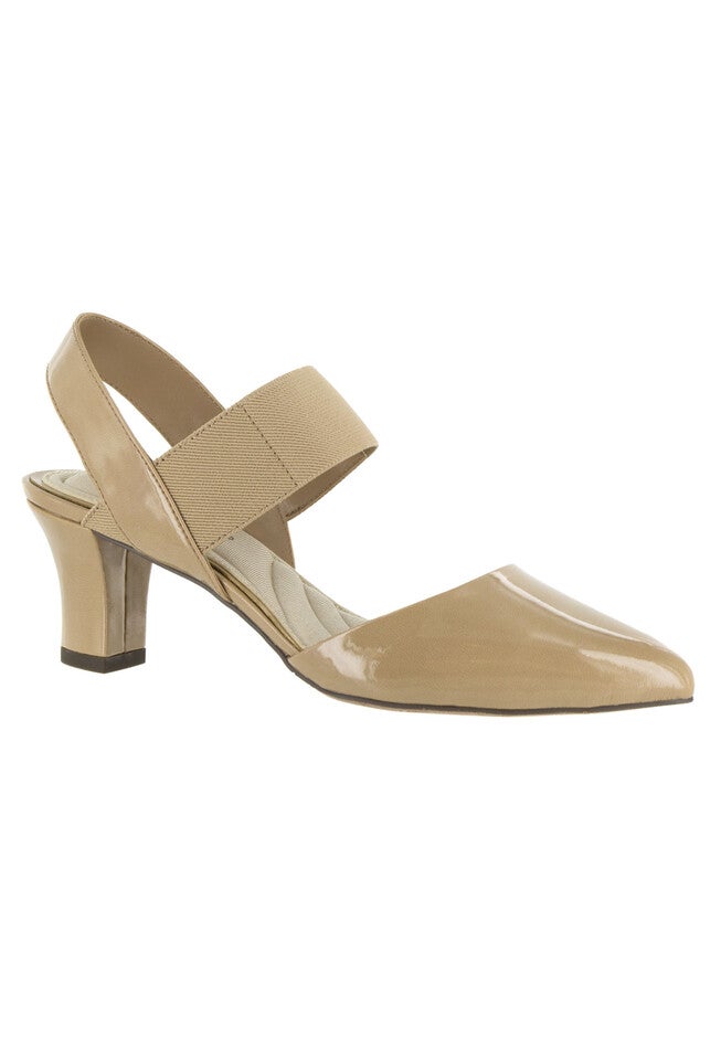 Vibrant Pumps by Easy Street®, NUDE PATENT, hi-res image number 0