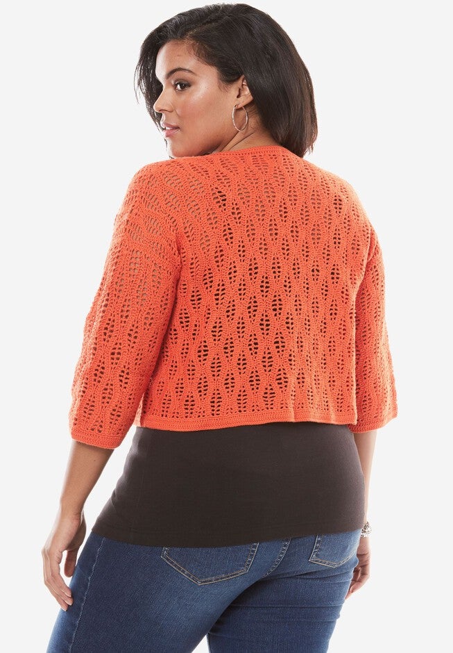Open-Front Cardigan, , alternate image number null