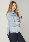 Distressed Denim Jacket, , alternate image number null