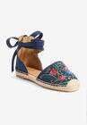 The Shayla Flat Espadrille, EMBROIDERY, hi-res image number null