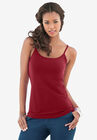 Bra Cami with Adjustable Straps, RICH BURGUNDY, hi-res image number null