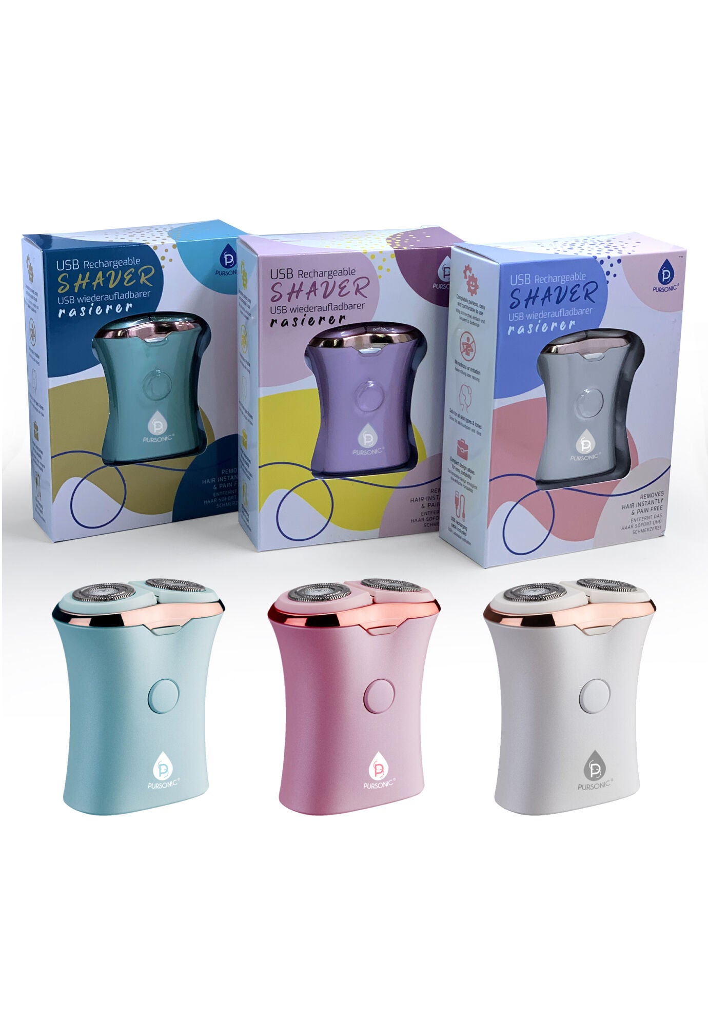 Usb Rechargeable Ladies Shaver, , alternate image number 4