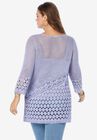Floral Crochet Sweater, , on-hover image number null
