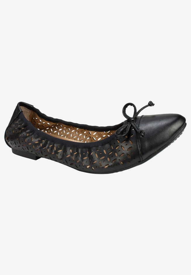 Sofie Flat , BLACK BURNISHED SMOOTH, hi-res image number null