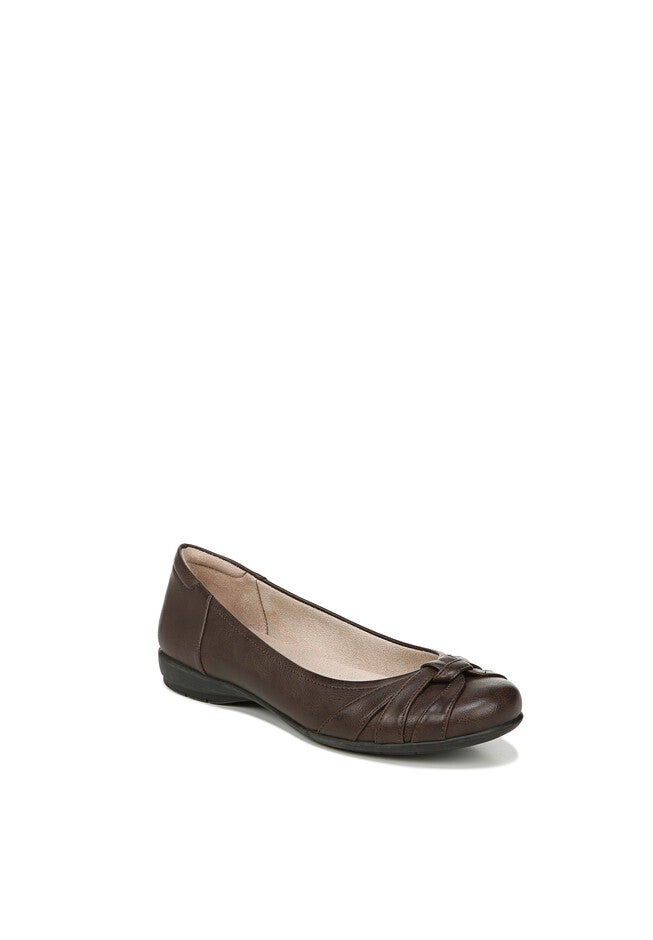 Gift Ballet Flat , DARK BROWN, hi-res image number 0
