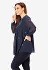 Embroidered Peasant Tunic, , alternate image number null