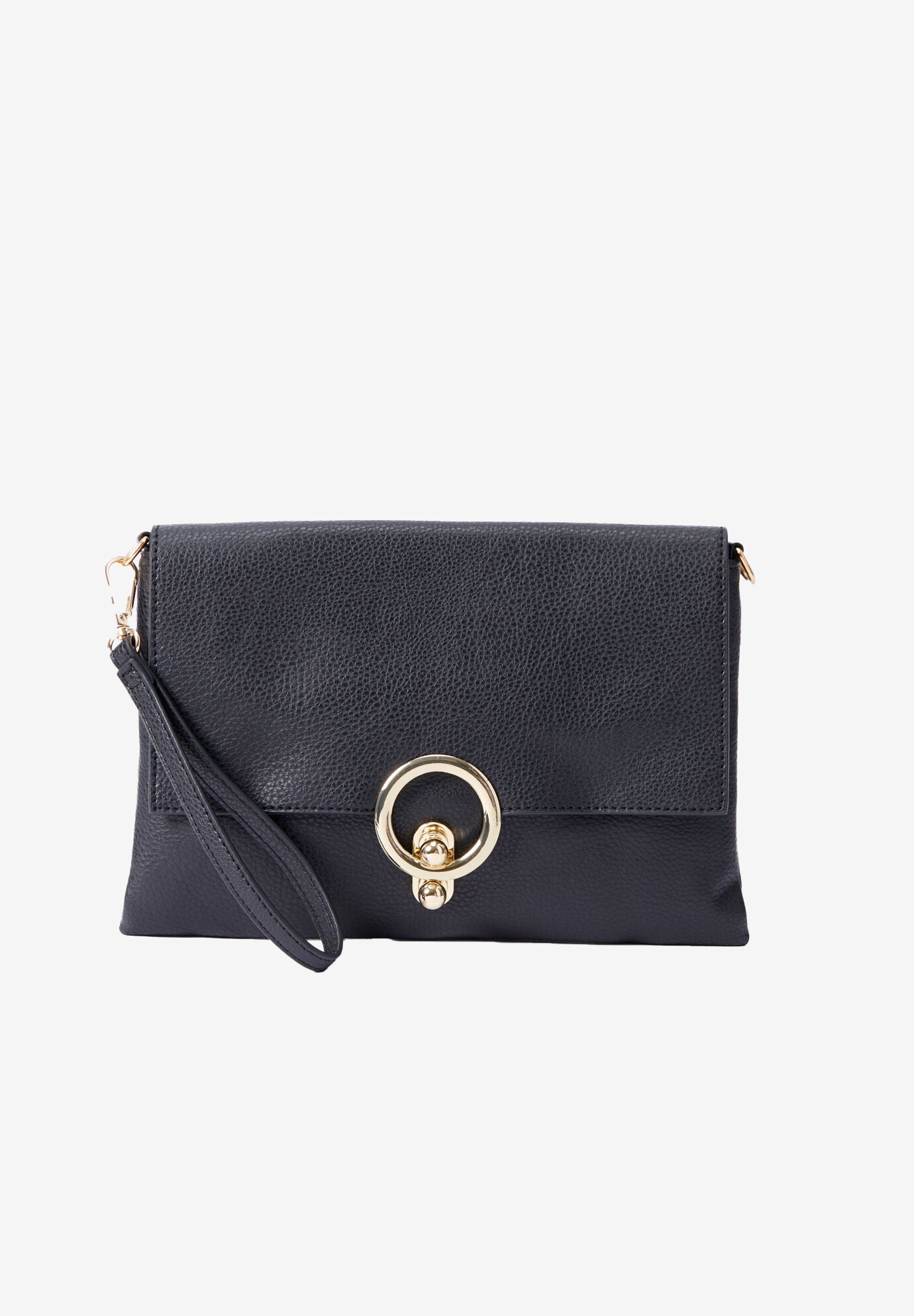 Gold Ring Crossbody Handbag, , alternate image number 1