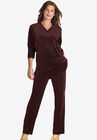Velour Jogger Set, CHOCOLATE, hi-res image number null