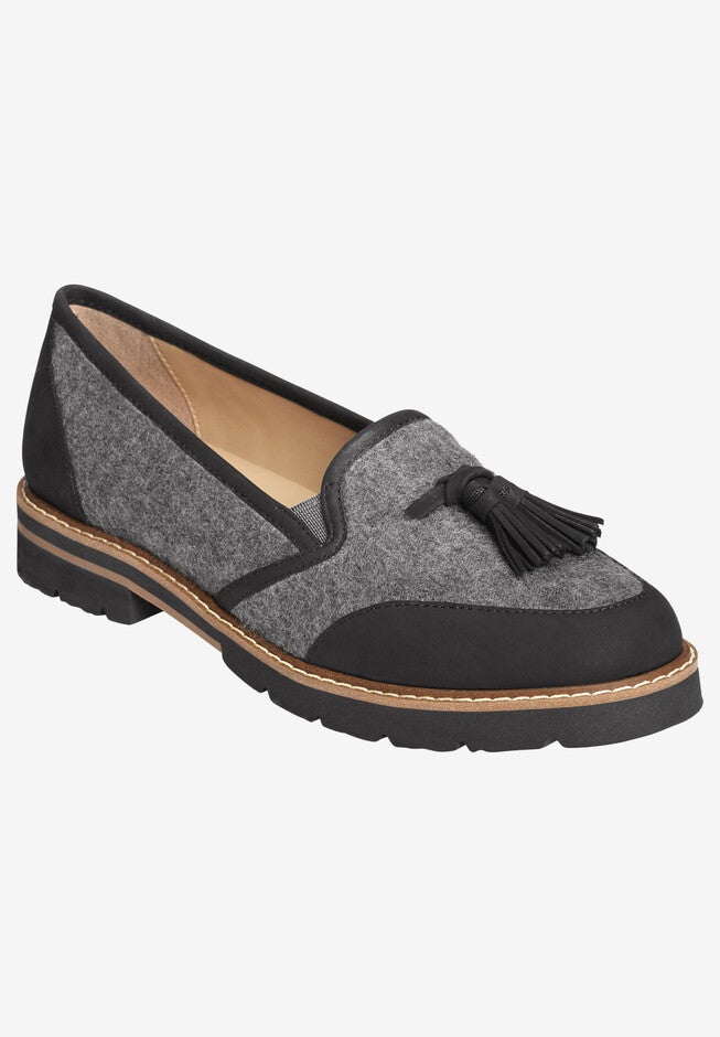 Pen Name Flat by Aerosoles®, GREY WOOL, hi-res image number 0