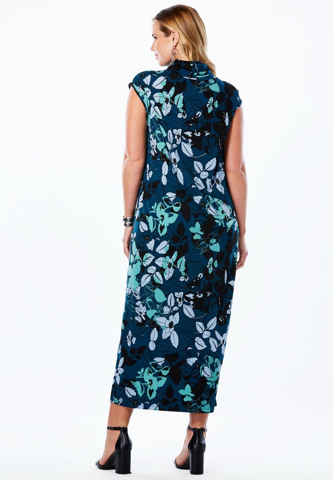 Slouchy Turtleneck Dress, , on-hover image number null