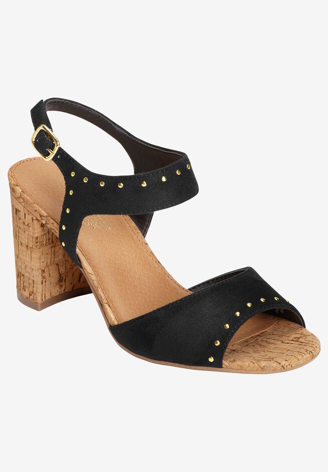 High Point Sandal by Aerosoles®, BLACK FABRIC, hi-res image number null
