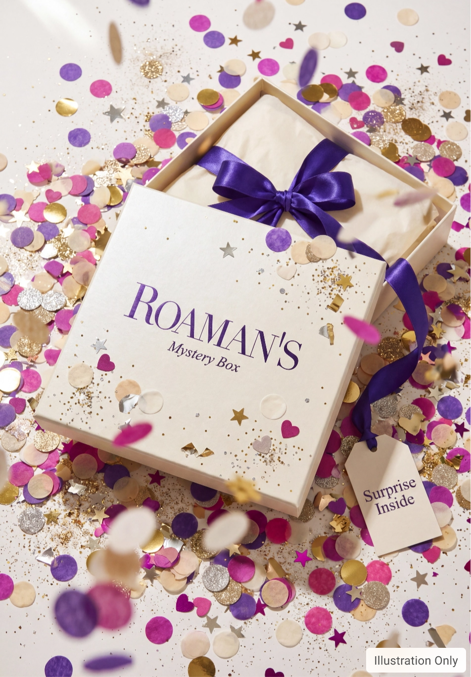 Roaman&rsquo;s Tops 3-Piece Mystery Box, , hi-res image number 0