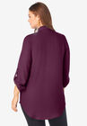 Georgette Overlay Big Shirt, , on-hover image number null