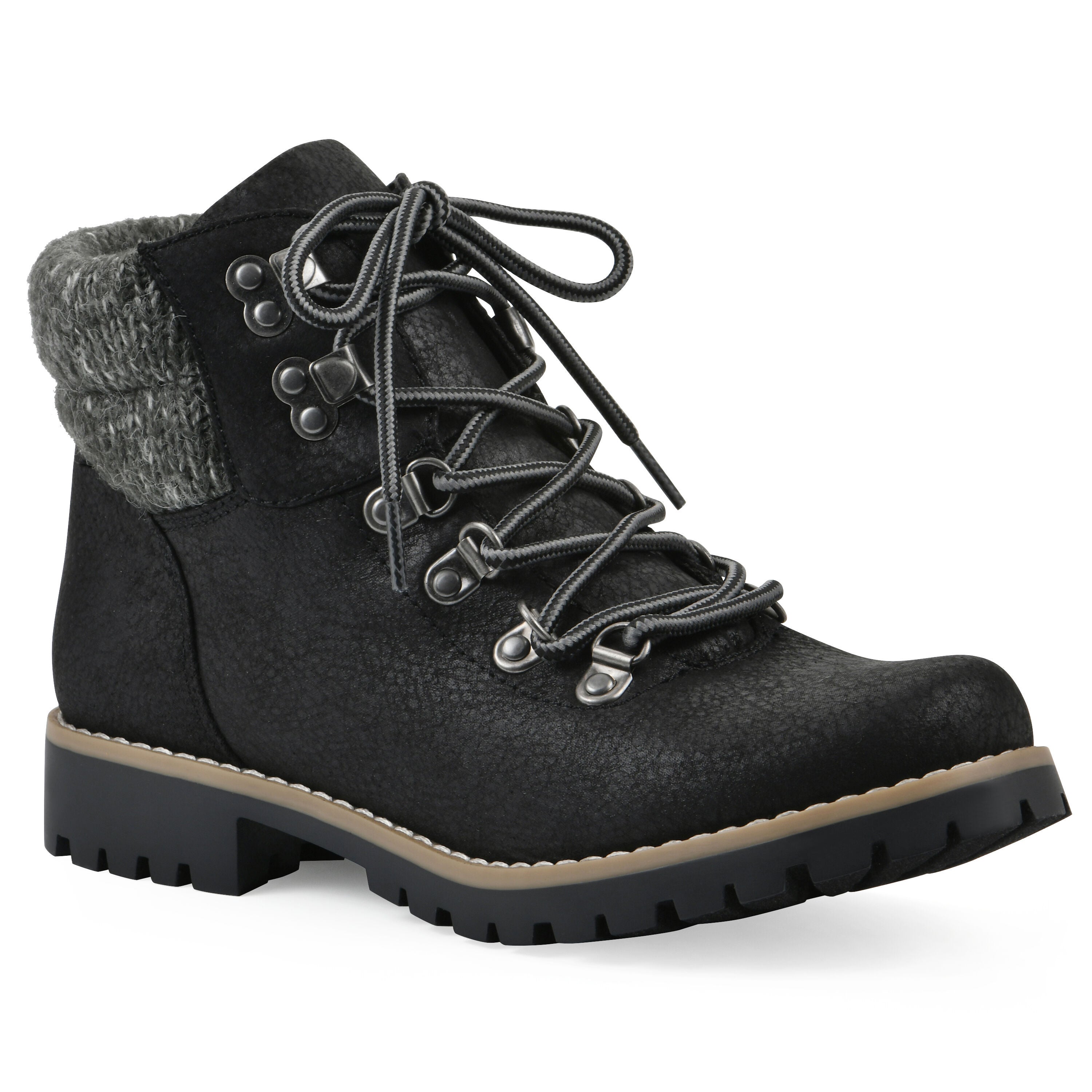Pathfield Lace-Up Bootie, BLACK FABRIC, hi-res image number 0