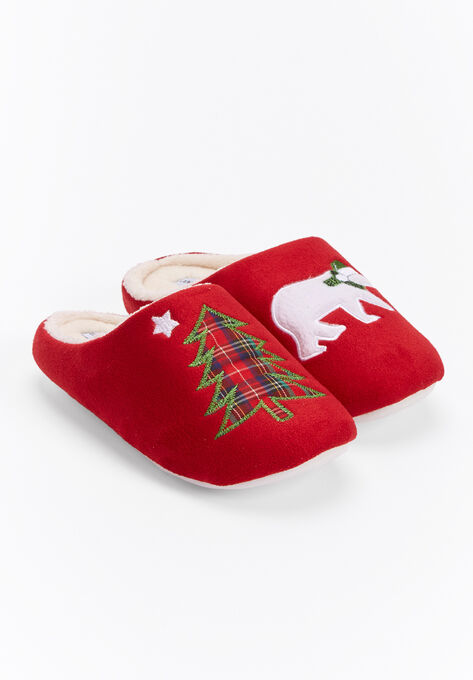 The Jaelyn Slipper by Comfortview, PLAID TREE, hi-res image number null
