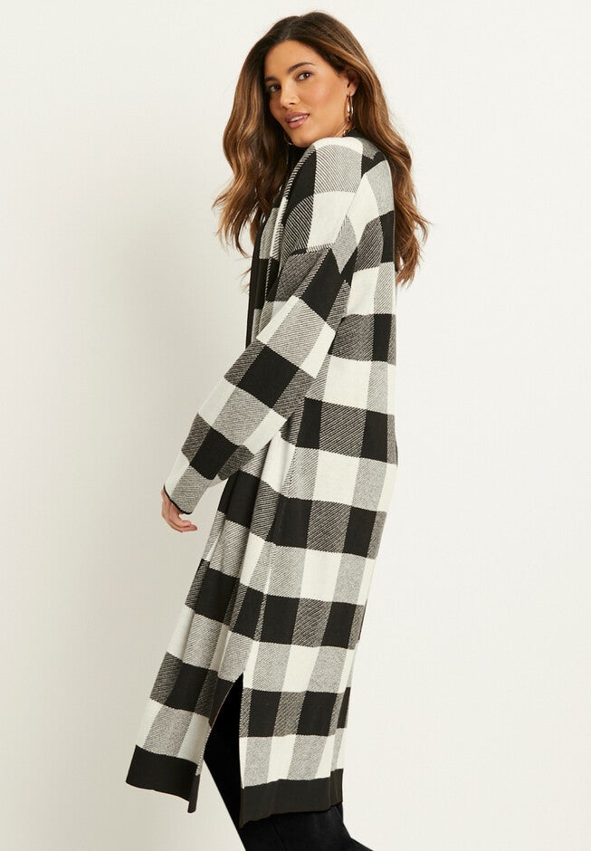 Open-Front Cardigan, , alternate image number null