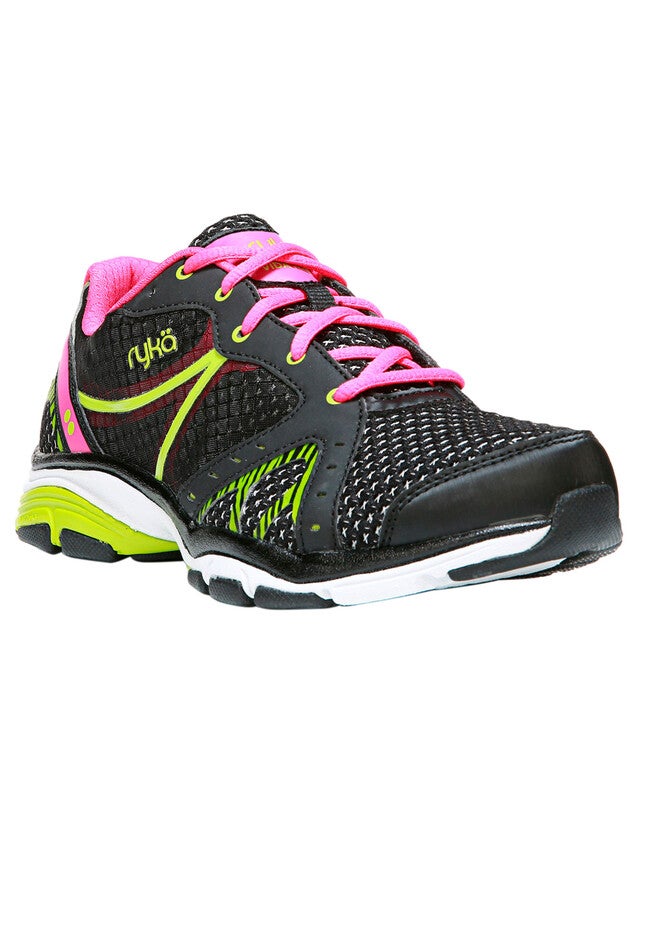 Vida RZX Sneakers by Ryka®, BLACK PINK GREEN, hi-res image number 0