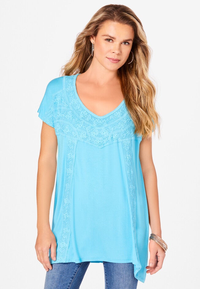 Crochet Swing Tunic, OCEAN, hi-res image number null