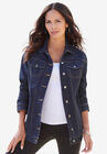 Boyfriend Denim Jacket, INDIGO WASH, hi-res image number null