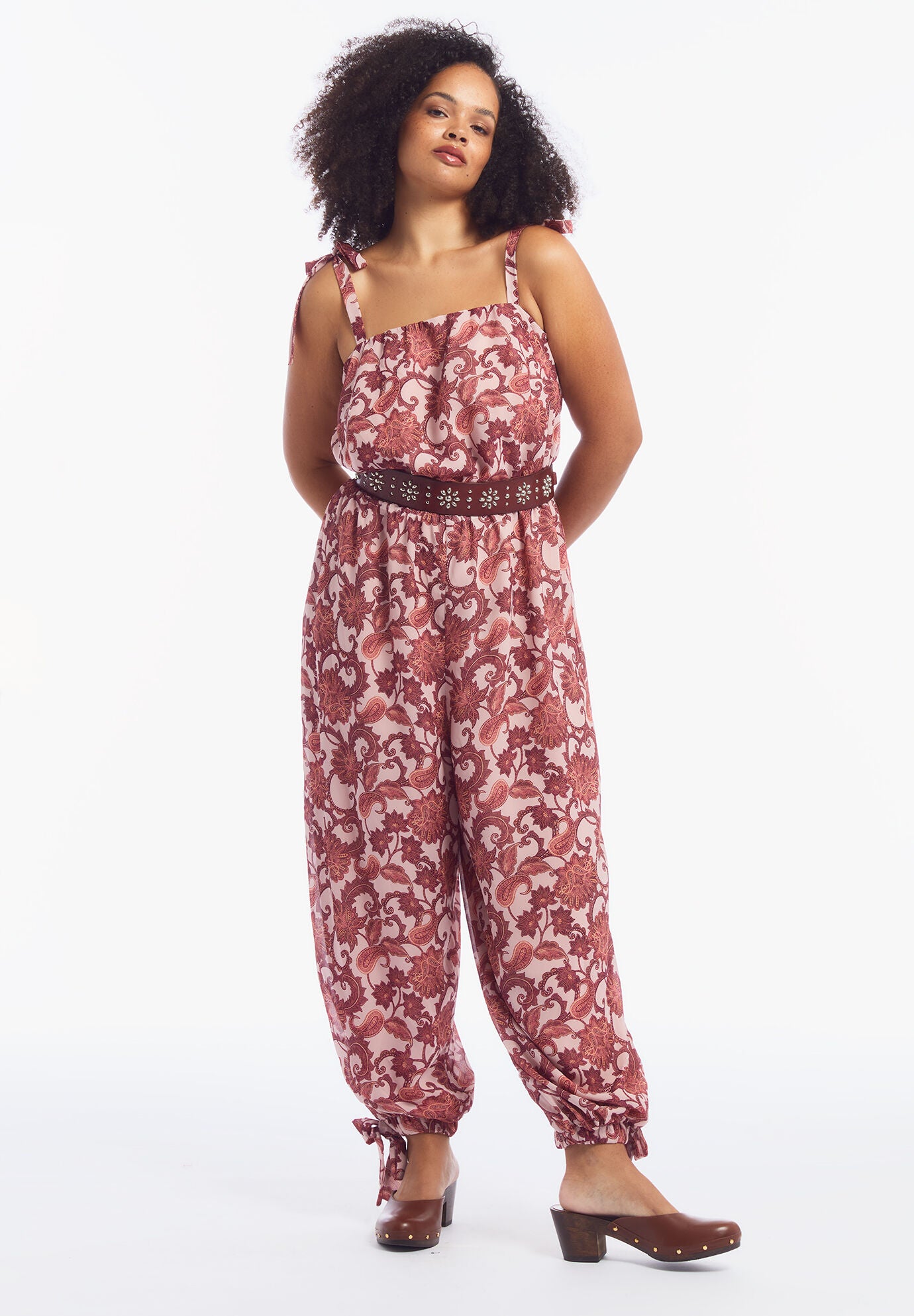 Crinkle Chiffon Jumpsuit, RED LOTUS BAZAAR, on-hover image number 1