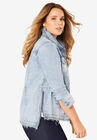 Distressed Denim Jacket, , alternate image number null
