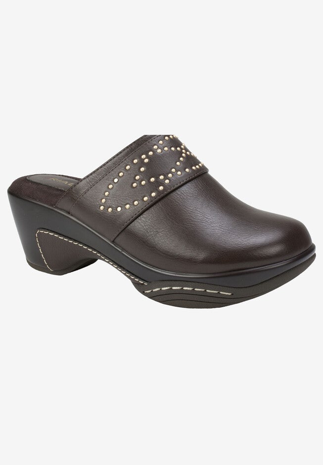 Varo Mule , DARK BROWN TUMBLED SMOOTH, hi-res image number 0