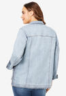 Distressed Denim Jacket, , on-hover image number null