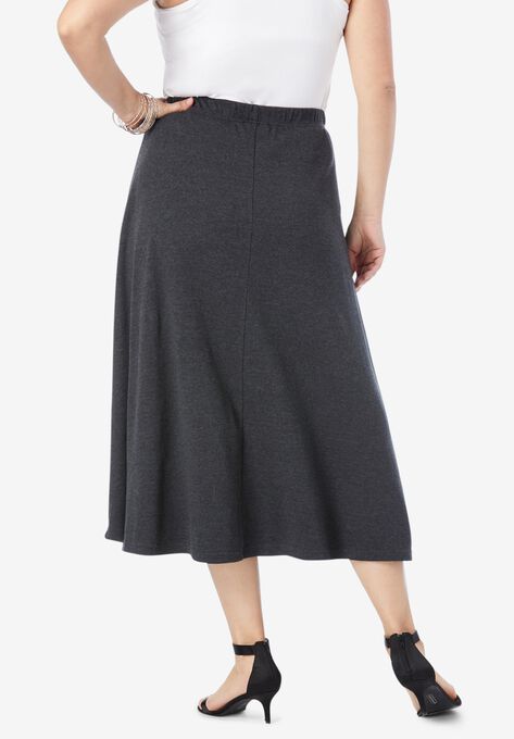 Soft Knit Midi Skirt, , on-hover image number null