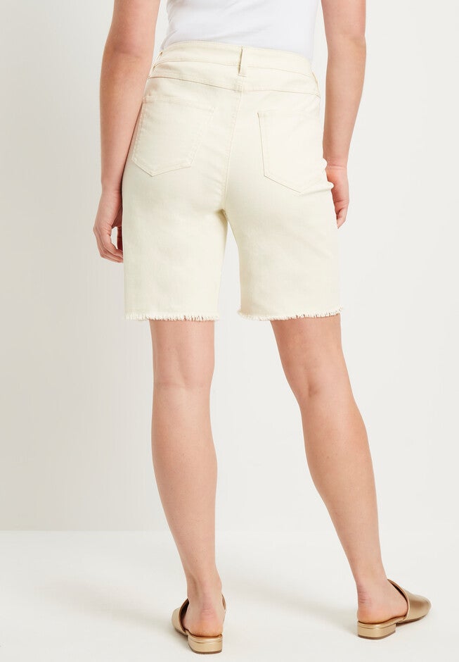 June Fit Denim Shorts, , on-hover image number 1