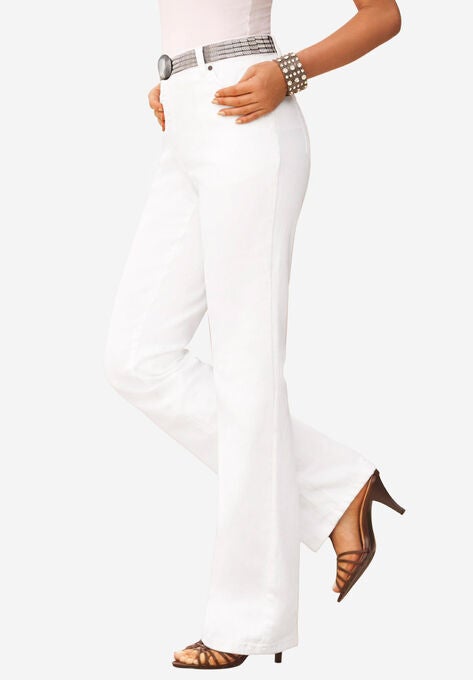 Bootcut Jean with Invisible Stretch®, WHITE DENIM, hi-res image number null
