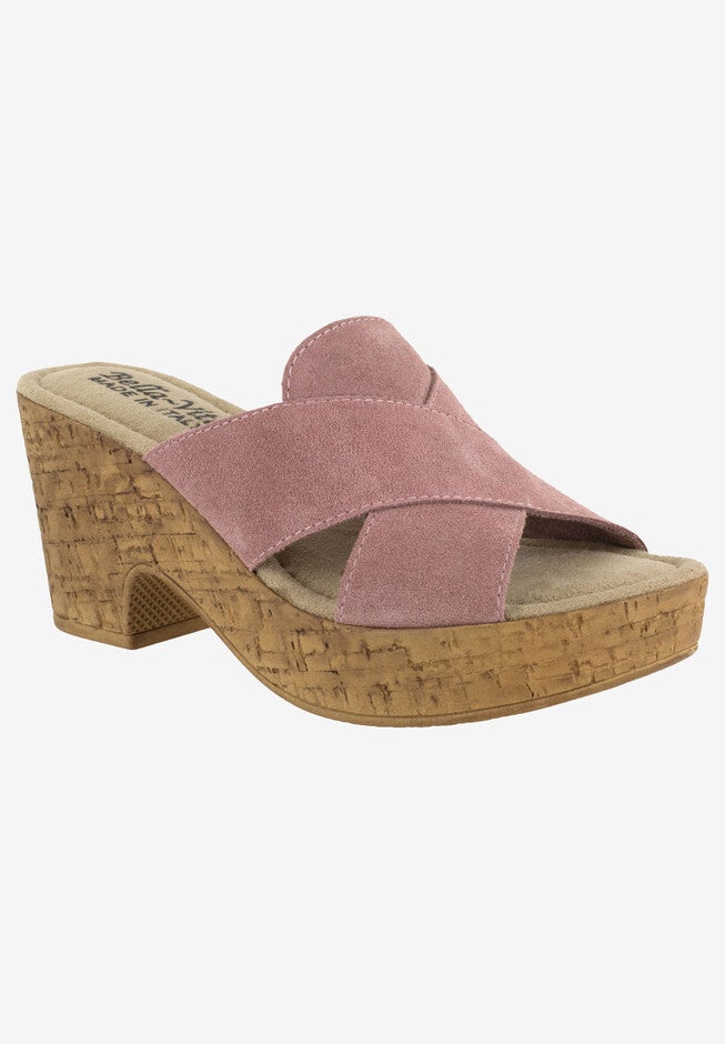 Lor-Italy Sandal   , BLUSH SUEDE, hi-res image number 0