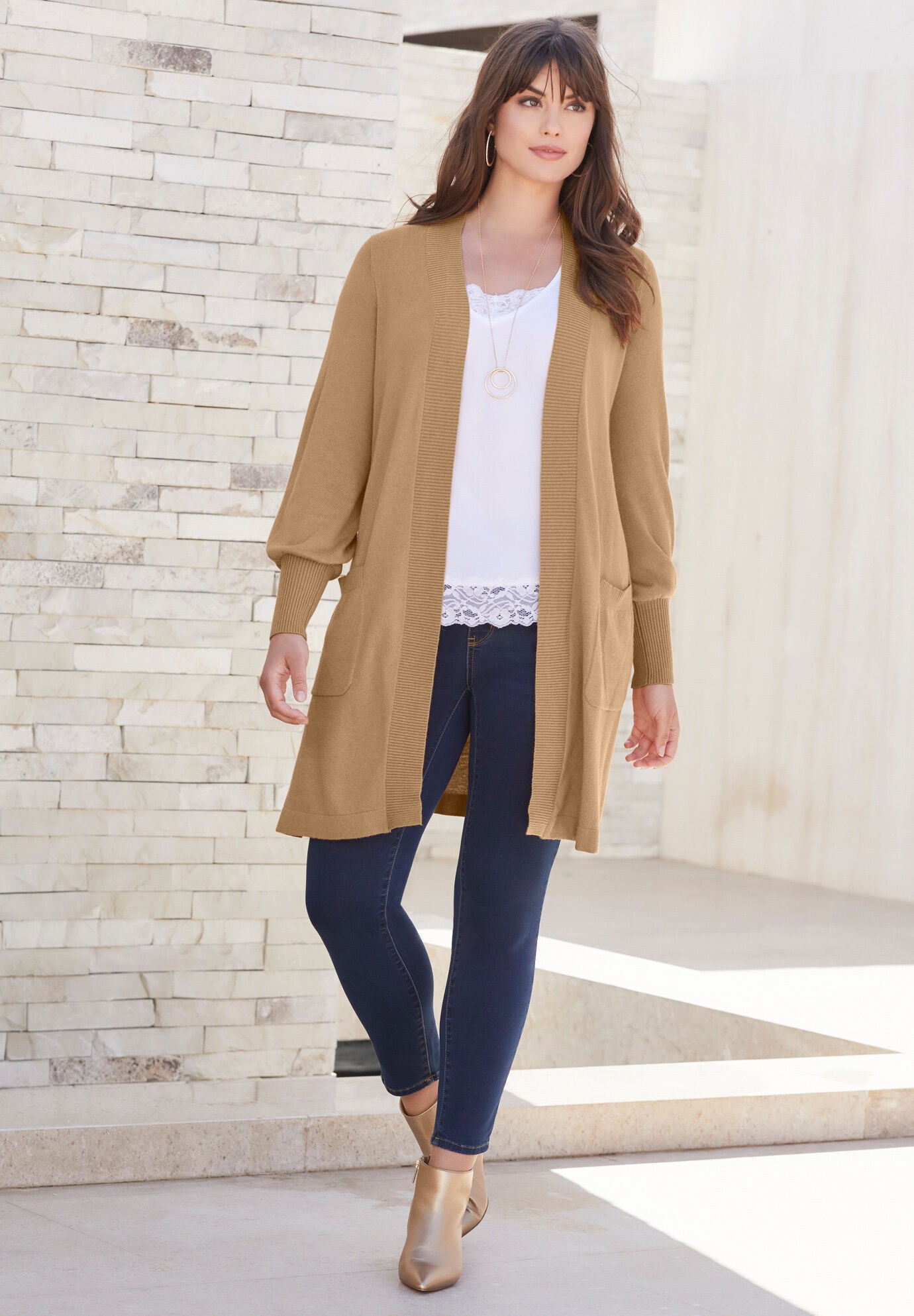 CashMORE Collection Cardigan, , alternate image number 3