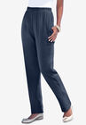 Straight-Leg Soft Knit Pant, , on-hover image number null