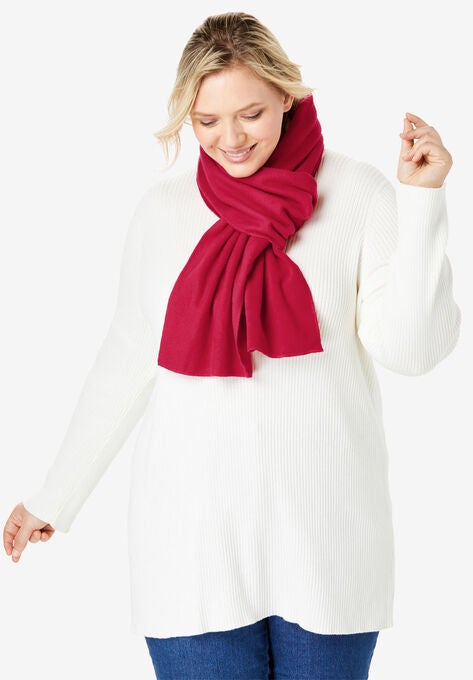 Fleece Scarf, CLASSIC RED, hi-res image number null