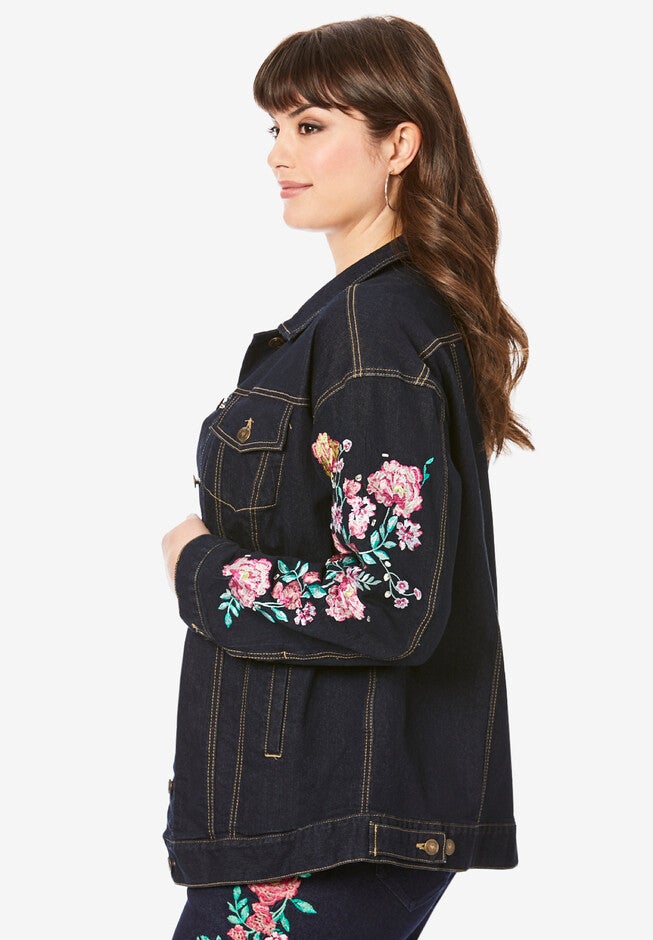 Embellished Boyfriend Jacket, , alternate image number 2