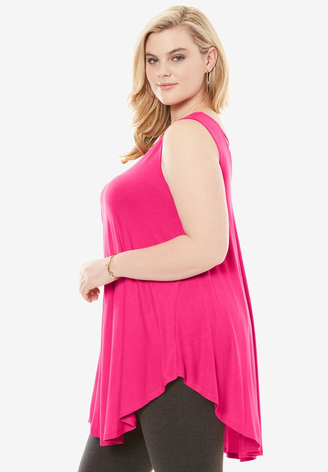 Strappy Drape Tunic, , alternate image number 1