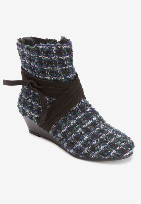 The Kimora Bootie By Comfortview, TWEED, hi-res image number null