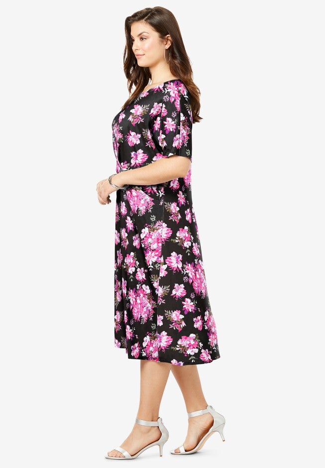 Ultrasmooth® Twist-Front Dress, , alternate image number 2