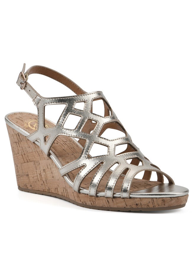 Flaming Sandal, LIGHT GOLD METALLIC, hi-res image number 0
