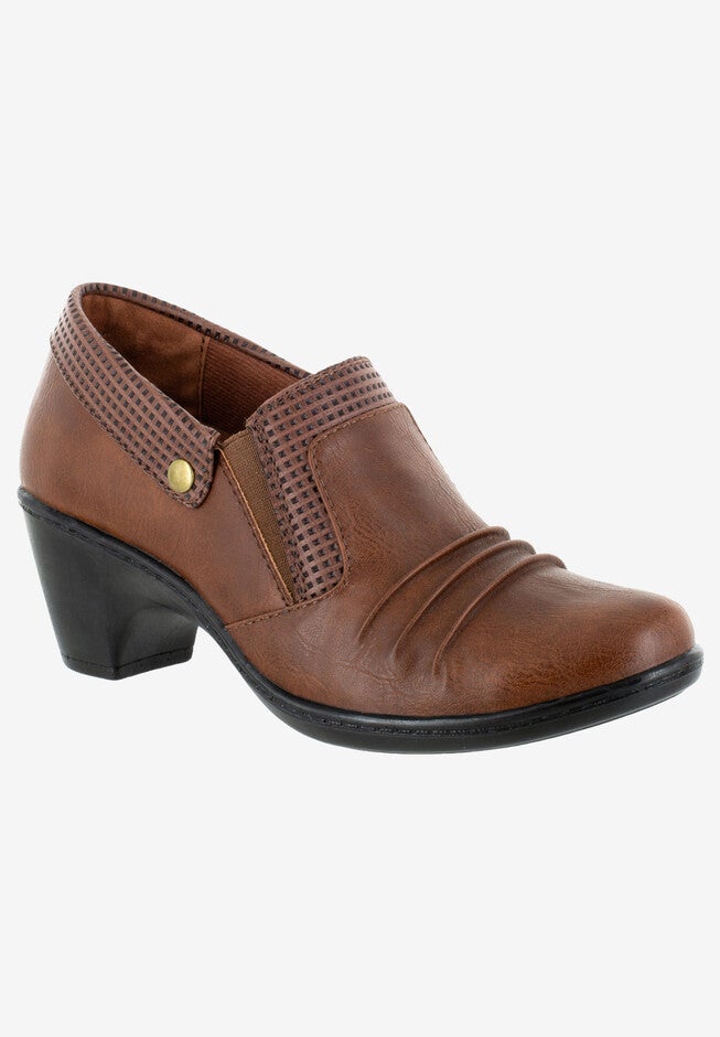 Bennett Booties by Easy Street®, TAN PERFORATED, hi-res image number null
