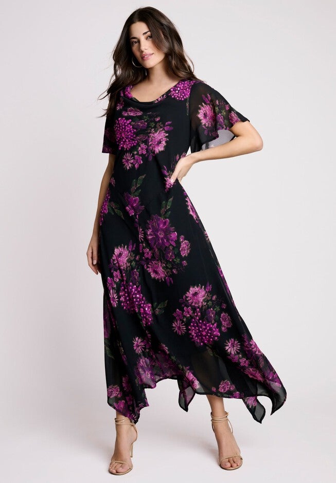 Floral Sequin Dress Fullbeauty Outlet