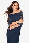 Off-The-Shoulder Lace Dress, , alternate image number null