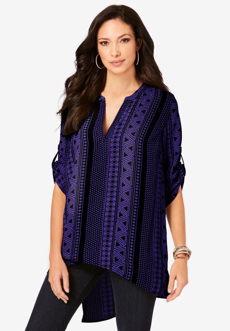 Geometric Tunic, GRAPE GEO, hi-res image number null
