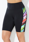 Chlorine Resistant High Waist Swim Bike Short, MULTI ANIMAL, hi-res image number null