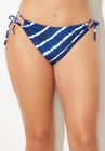 Innovator Adjustable Side-Tie Bikini Bottom, NAVY TIE DYE, hi-res image number null